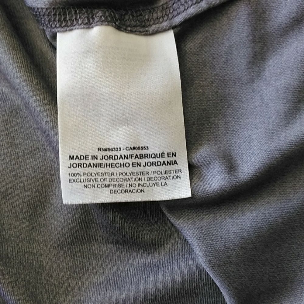 Nike Dri-Fit top Sz L Silver/gray - Picture 8 of 10